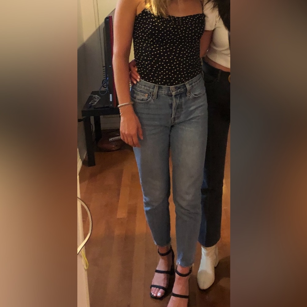 Reformation Polka Dot Top